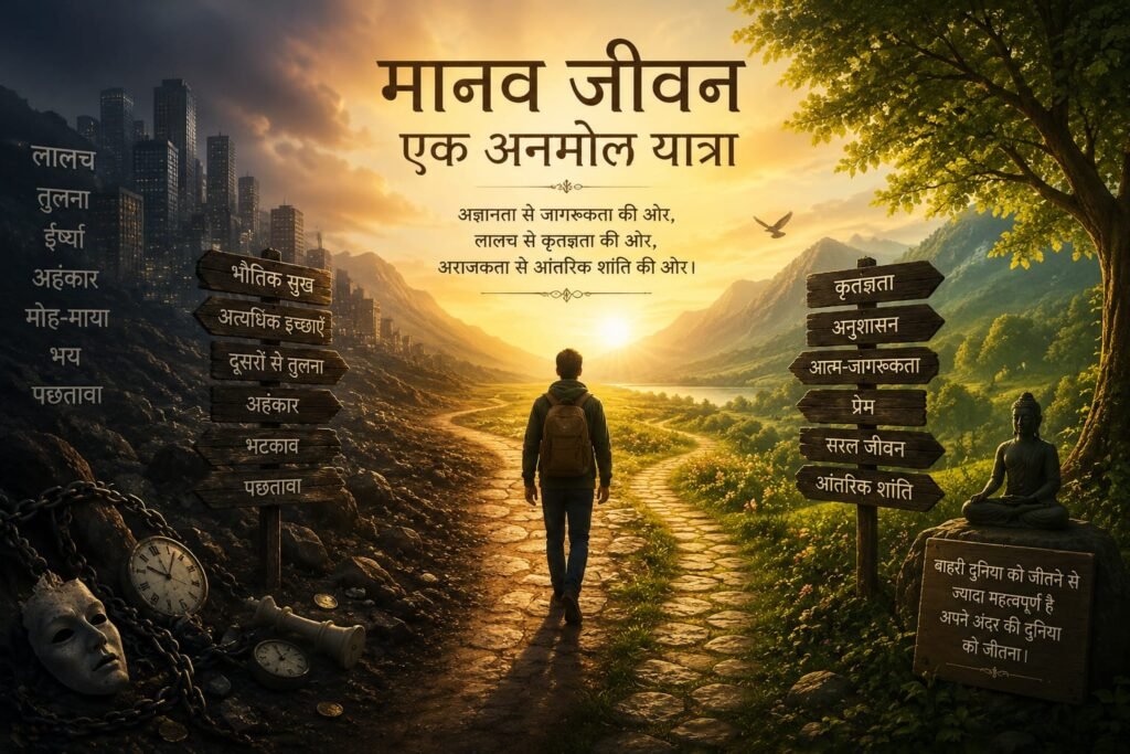 मानव जीवन एक अनमोल यात्रा