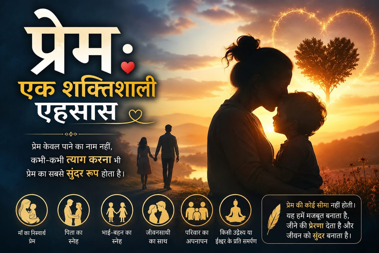 प्रेम एक शक्तिशाली एहसास