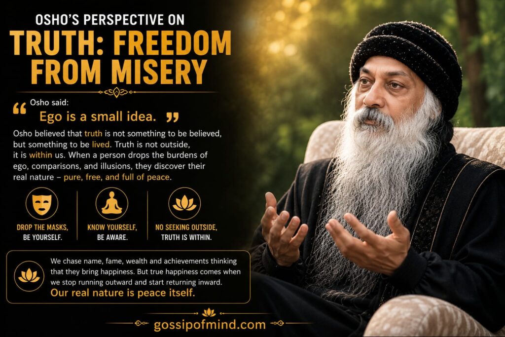 Osho's Perspective: Freedom Beyond False Identity